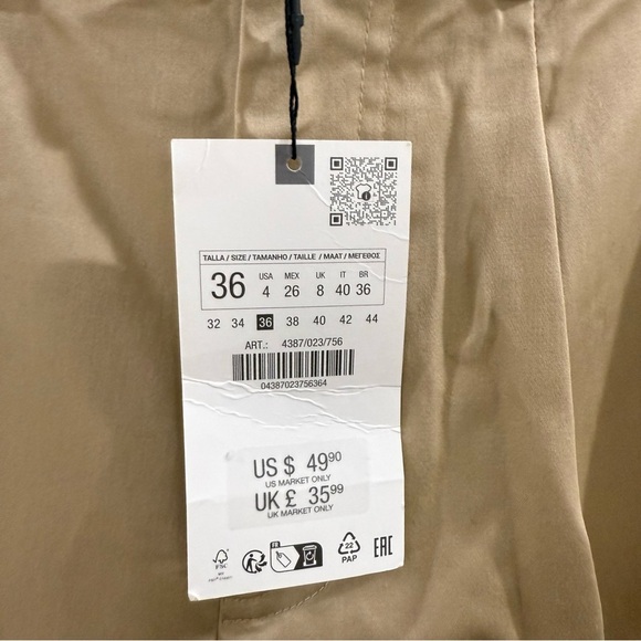 ZARA CHINO PANTS NWT - Picture 4 of 6